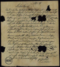 Lettres saisies par l'Inspection générale des prisonniers de guerre.