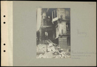 Nancy. Maison bombardée rue Jeanne d'Arc, 50, à 30 m à gauche de la rue de la Commanderie