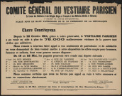 Le vestiaire Parisien a pu venir en aide & victimes de la guerre tant civiles que militaires