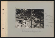 Viézigneux (près de) (entre Tracy-le-Val et Tracy-le-Mont). Carrières aménagées pour abri au-dessus du château