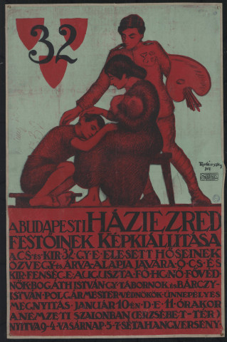 A budapesti háziezred festőinek képkiállítása