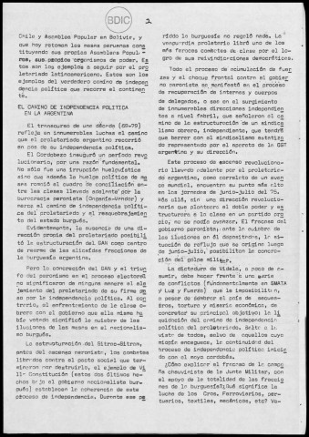 Internacionalismo obrero. Grupo simpatizante del Comité de organización por la reconstrucción de la Cuarta Internacional. Sous-Titre : 1979-1980