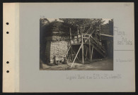 Roye-sur-Matz. Le général Xardel et son EM au PC de la 303e BI