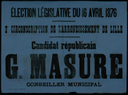 2me circonscription de l'arrondissement de Lille : G. Masure