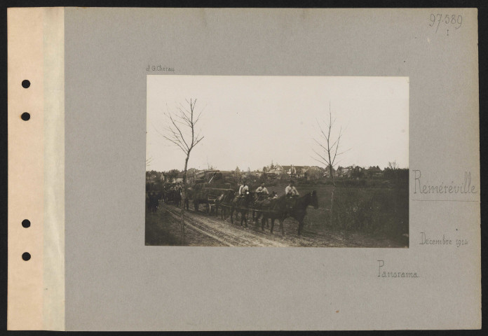 Réméréville. Panorama