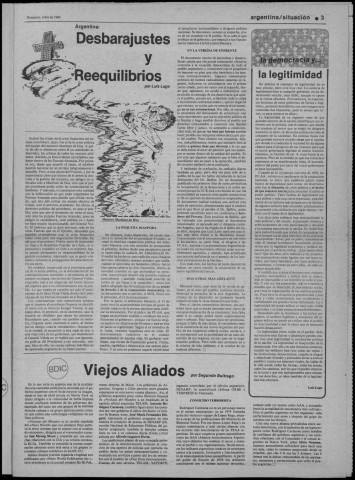 Denuncia. N°52. Julio 1980. Sous-Titre : Junto al pueblo, contra la dictadura