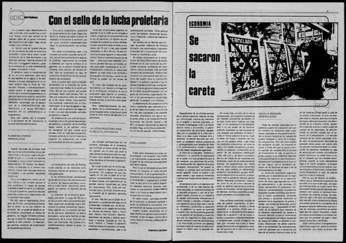 El Combatiente n°172, 18 de junio de 1975. Sous-Titre : Organo del Partido Revolucionario de los Trabajadores por la revolución obrera latinoamericana y socialista