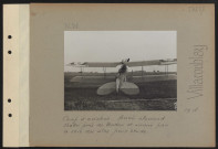Villacoublay. Camp d'aviation. Avion allemand abattu près de Verdun et amené par la voie des airs pour étude
