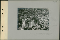 Reims. Panorama. La cathédrale et le quartier Saint-Symphorien. Vue aérienne