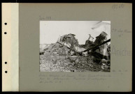 Aniche (Compagnie des mines d'). Entre Wazier et Douai. Fosse Gayant détruite par les Allemands. Machine d'extraction du puits numéro 2