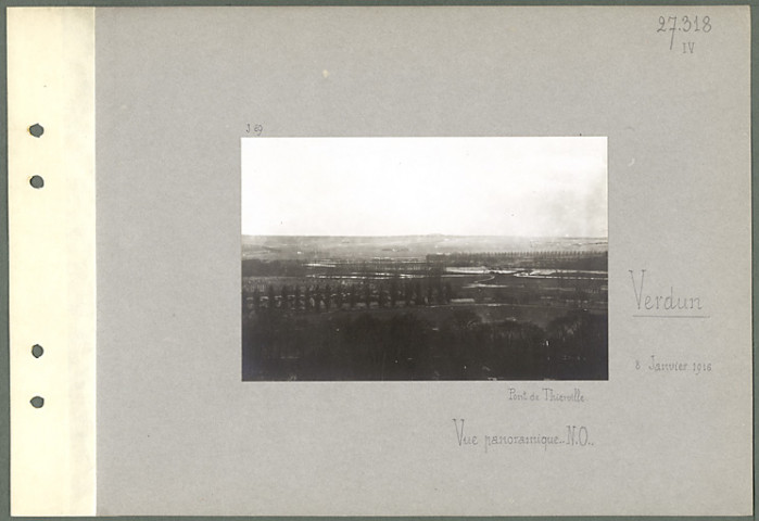 Verdun. Vue panoramique. Nord-ouest