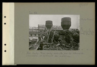 Aniche (Compagnie des mines d'). Près Dechy. Fosse Dechy détruite par les Allemands. Chaudières, et bâtiment des machines