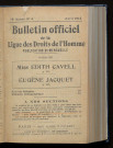 Avril 1916 - Bulletin officiel de la Ligue des Droits de l'Homme