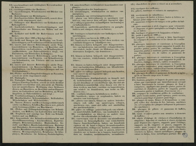 Beschlagnahme und Einziehung von Einrichtungsgegenständen aus Sparmetallen = Beslagnemen en afhalen van inrichtingsvoorwerpen uit spaarmetalen = Saisie et l'enlèvement des objets d'installation et d'ameublement etc. faits de métaux à économiser