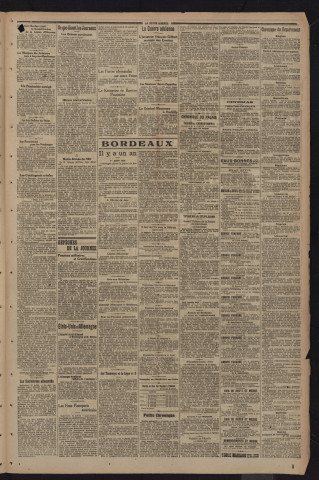 Août 1915 - La petite Gironde