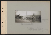 Villiers-sur-Coudun (près). Pièce de 155 embourbée