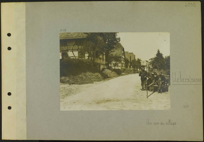 Ueberstrass. Un coin du village