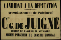 Arrondissement de Paimboeuf : Cte G. de Juigné