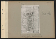 Thionville. Plan de la ville au XVII siècle (Bibliothèque nationale, Cabinet des estampes, Cote F 1147)