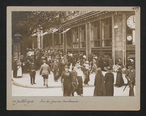 Sur les grands boulevards