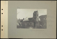 Verneuil-Courtonne. L'église et ses abords bombardés