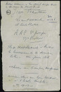 Lettres du Lieutenant Jean Veaudeau : 1909-1911