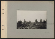 Ferme de Léomont. Les ruines