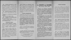 Articles sur la Société des Nations. 1920-1937