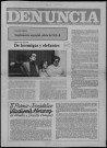 Denuncia. N°57. Diciembre 1980. Sous-Titre : Junto al pueblo, contra la dictadura