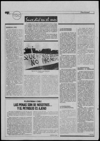 Opción. N° 23, septiembre 1980 Sous-Titre : Facsimil reproducido en el exterior Autre titre : Opción (Buenos Aires)