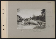 Avricourt. Destructions systématiques par les Allemands : le château détruit