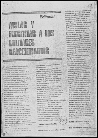 El Combatiente n°218, 26 de mayo de 1976. Sous-Titre : Organo del Partido Revolucionario de los Trabajadores por la revolución obrera latinoamericana y socialista