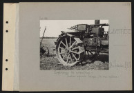 Laverrière. Expériences de motoculture : tracteur agricole Scemia ; la roue motrice