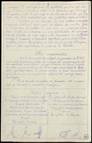 Bavons dans l'paprika (1917 : n°s 4-6 ;1918 : n°s 1-3), Sous-Titre : Organe du 148e Bombardier S. P. 509