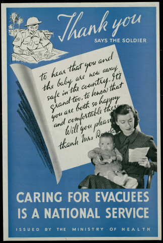 Thank you says the soldier : caring for evacuees is a national service