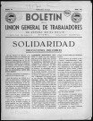 Boletín de la Unión general de trabajadores de España en exilio (1957 ; n° 147-158). Autre titre : Suite de : Boletín de la Unión general de trabajadores de España en Francia y su imperio