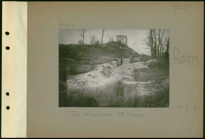 Reims. Tour et remparts Saint-Nicaise