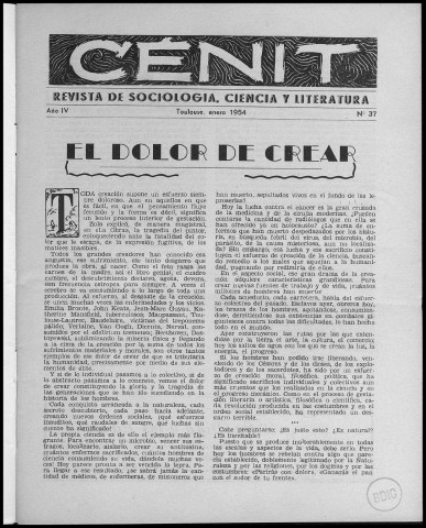 Cénit (1954 ; n° 37-48)