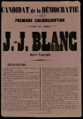 J.-J. Blanc, candidat de la démocratie