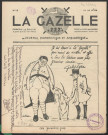 La Gazelle. 222e R.R.; Journal humoristique et anecdotique