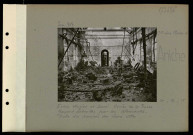 Aniche (Compagnie des mines d'). Entre Wazier et Douai. Usines de la fosse Gayant détruites par les Allemands.Salle des pompes des fours Otto