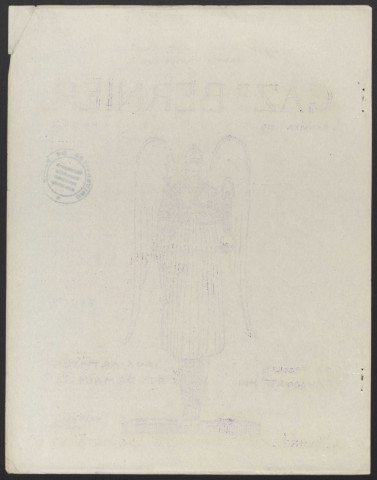 Gazette de l'atelier Bernier - Année 1917 fascicule 20-27