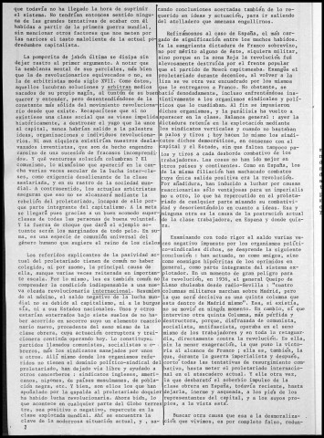 Alarma (1986 ; n°22-23). Sous-Titre : Boletín de Fomento obrero revolucionario. Autre titre : Boletín de FOR