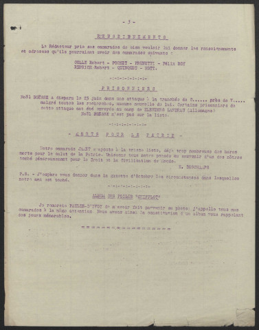 Gazette Chifflot - Année 1915 fascicule 6
