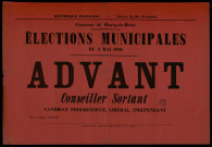 Elections Municipales : Advant