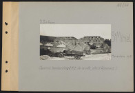 Saint-Mihiel. Casernes bombardées (nord-est de la ville, côté d'Apremont)