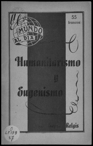 El mundo al día (1950 : n° 27). Sous-Titre : cahiers mensuels de culture