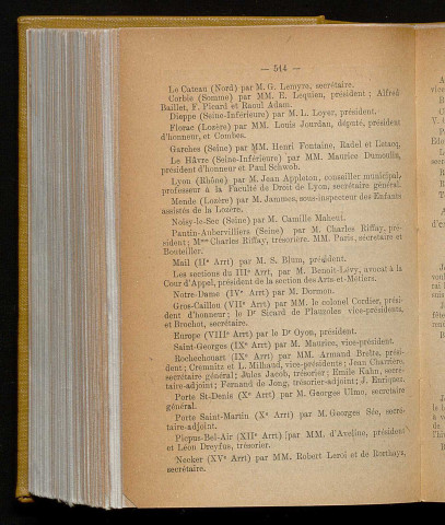 Juillet 1901 - Bulletin officiel de la Ligue des Droits de l'Homme