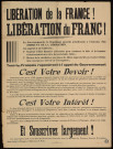 Libération de la France ! Libération du franc : emprunt de la libération