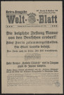 Welt-Blatt : Dienstag den 25. August 1914